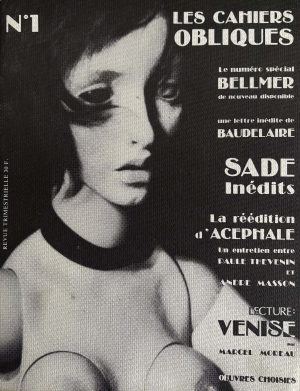 Les Cahiers Obliques-Numéro 1-Janvier 1980