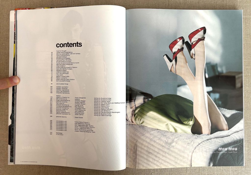 self service magazine numéro 13 autumn winter 2000 the influence love book hôtel (19)