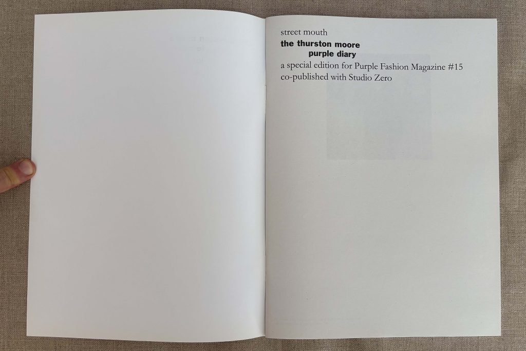 thurston moore the thurston moore purple diary street mouth love book hôtel (6)